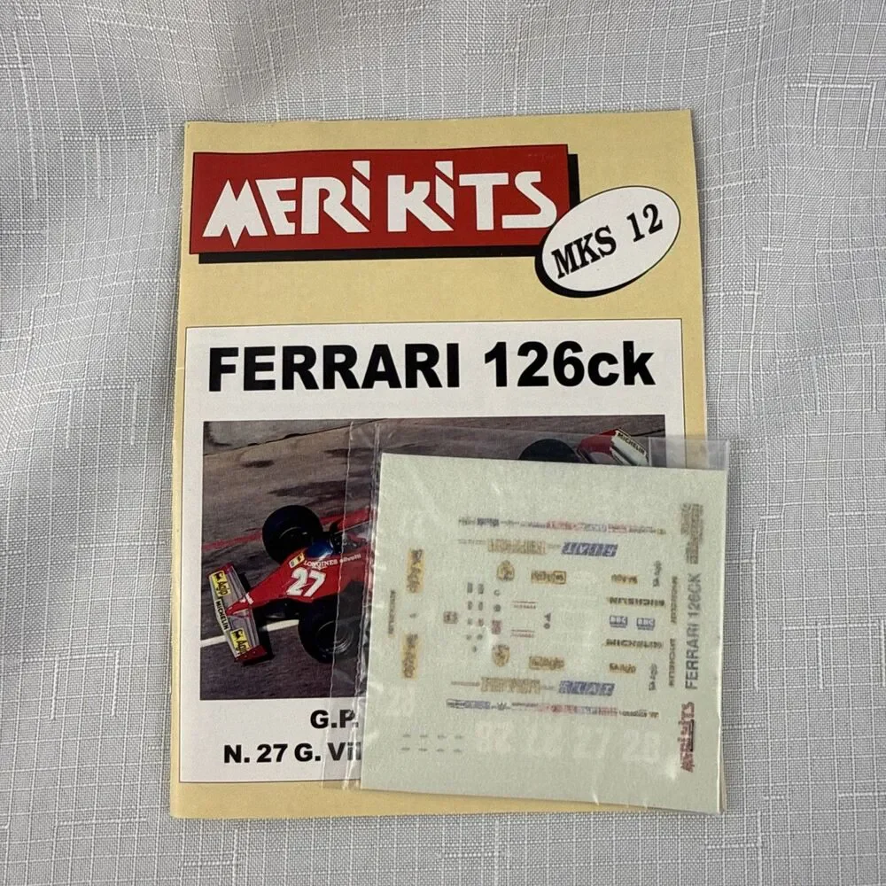 MERIKITS 1:43 1981 Ferrari 126CK Long Beach #MKS012
